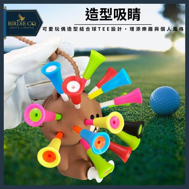 【鉑蒂高爾夫】🔥 玩偶熊球TEE收納包 ｜高爾夫 球TEE插 高爾夫小球包 球TEE收納 球包 高爾夫配件 TEE叉-細節圖2