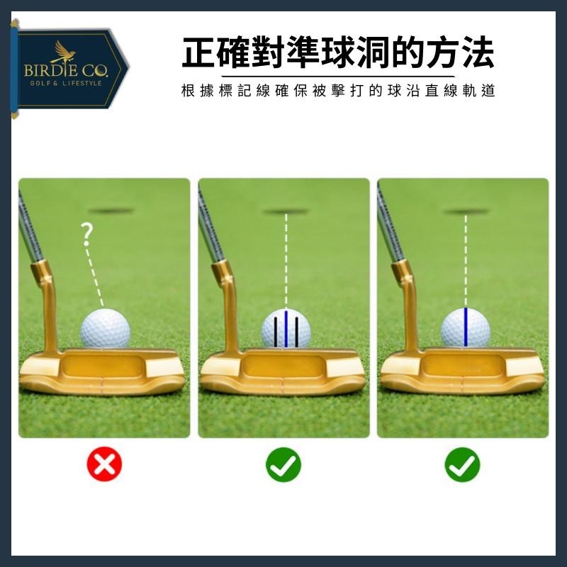 【鉑蒂高爾夫】🔥 瞄準畫線器【附2支筆】 ｜ 高爾夫 畫線筆 360度可旋轉 畫球器 高爾夫配件 三條線畫線器-細節圖7