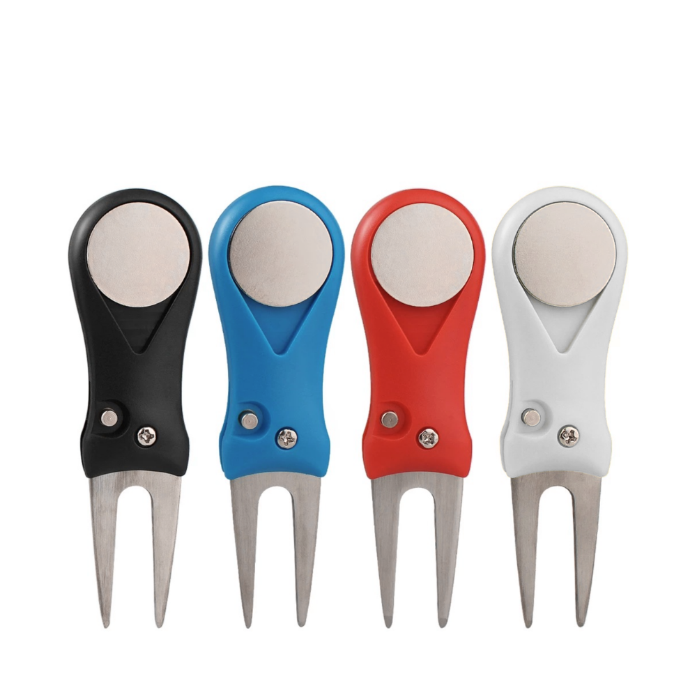 【鉑蒂高爾夫】🔥 不鏽鋼果嶺叉｜ 果嶺工具 叉刀可折 草坪修復叉 彈出式 多功能果嶺叉 下場必備 高爾夫配件 球隊禮品-細節圖9