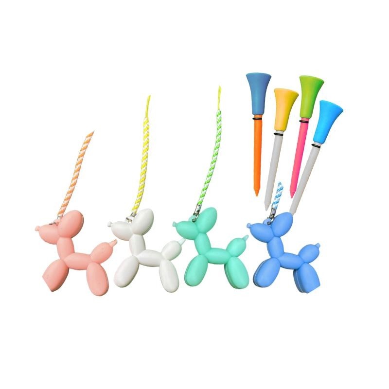 【鉑蒂高爾夫】🔥 氣泡狗 球釘TEE ｜高爾夫 球TEE 防丟失球TEE 下場必備 遠距獎 捉鳥獎 BB獎 高爾夫配件-細節圖7