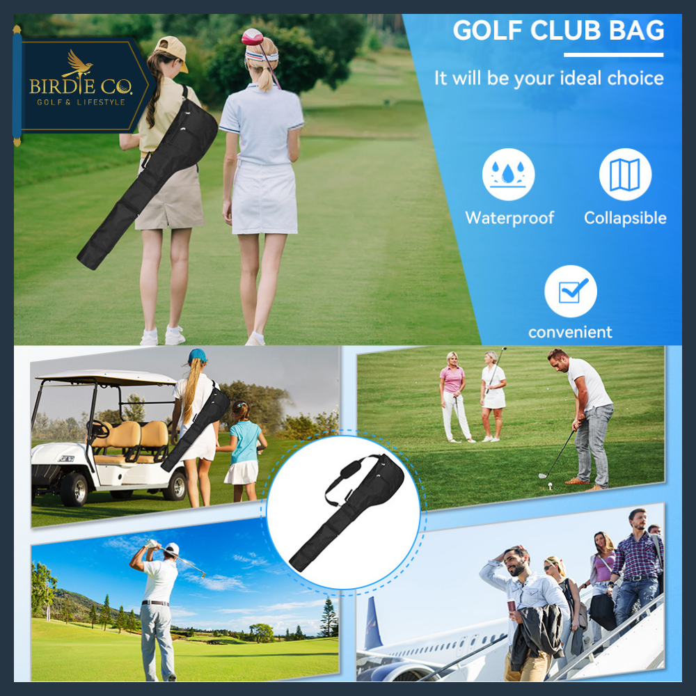 【鉑蒂高爾夫】🔥 高爾夫外出便攜球袋｜ 便攜球桿練習袋 球桿包 外出袋 背帶可調 高爾夫 旅行袋 高爾夫球袋 下場必備-細節圖8