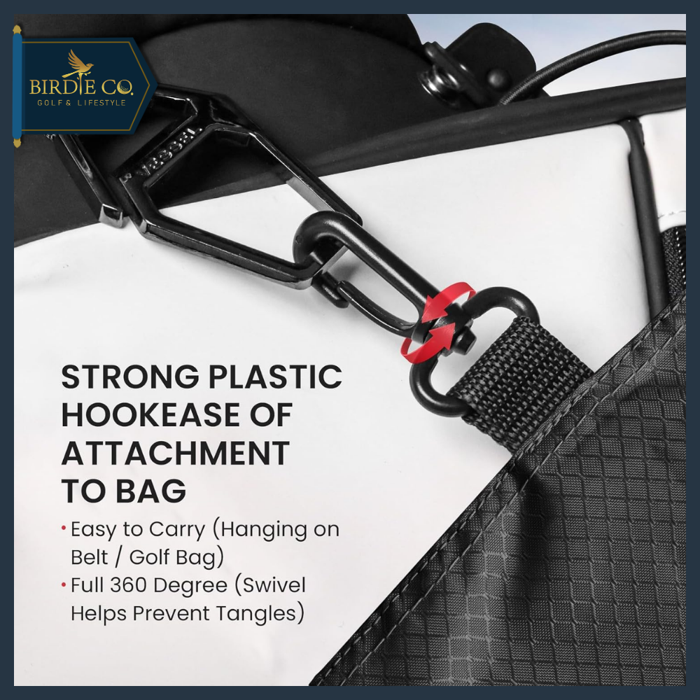 【鉑蒂高爾夫】🔥 萬物收納袋 ｜ 三層設計 便攜拉鍊 腰掛 萬物袋 百寶袋 收納袋 球釘包 高爾夫 桌球 戶外收納-細節圖7