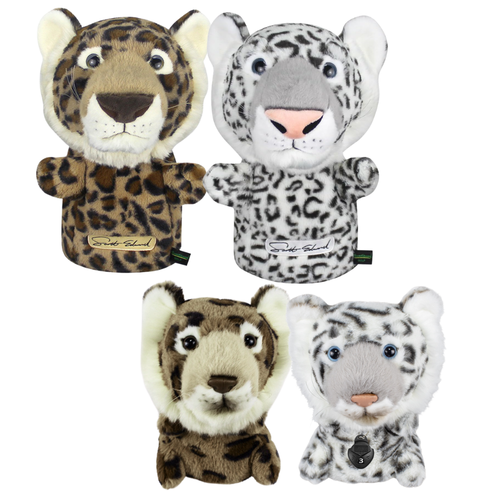 【鉑蒂高爾夫】🔥 花豹 雲豹 球桿套 ｜ 高爾夫 木桿套 桿頭套 一號木 球道木 高爾夫球袋 高爾夫用品 卡通 動物球-細節圖9