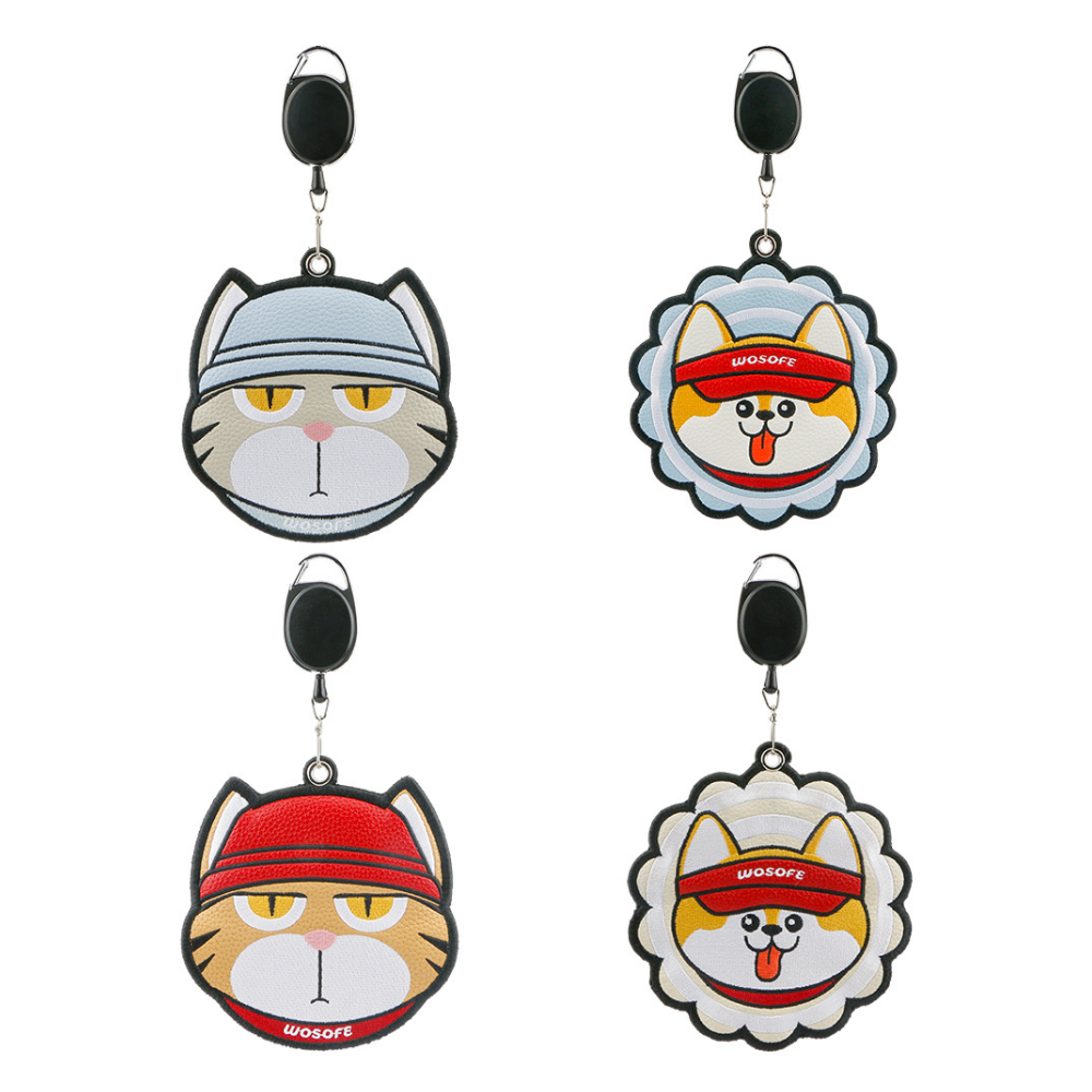 【鉑蒂高爾夫】🔥 高爾夫球桿擦球巾 ｜ 高爾夫 擦球巾 擦球布 清潔毛巾 高爾夫 隨身毛巾 貓咪 / 狗狗【可伸縮】-細節圖9