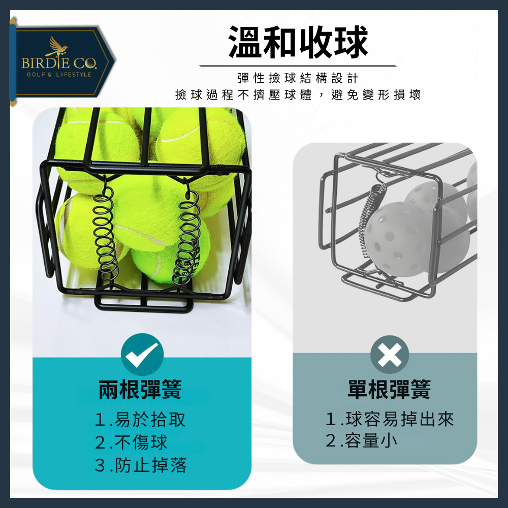 【鉑蒂高爾夫】🔥 匹克球 / 網球 撿球神器｜置球架+撿球桶兩用 下壓式集球桶 教球/練球最佳夥伴 撿球器 免彎腰-細節圖4