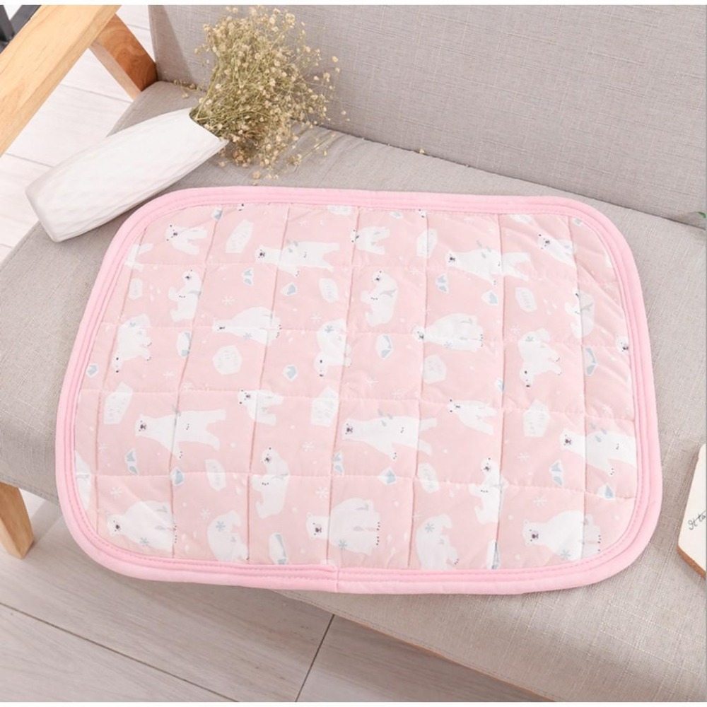 現貨 坐墊 涼感坐墊 涼感冰絲座墊 夏天必需品 汽坐涼感墊 推車涼感墊 透氣 防滑 涼感纖維材質 汽車座墊 冰涼墊-細節圖3