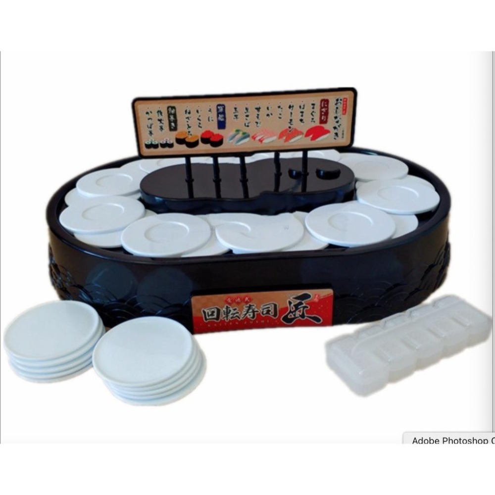 迴轉壽司盤 附電池 壽司迴轉盤 壽司旋轉機 日本料理 甜點旋轉機 甜點迴轉機 聚會道具 迴轉壽司機 甜點 壽司 旋轉台-細節圖2