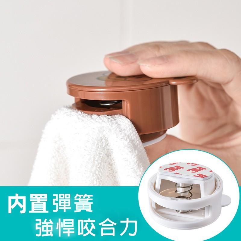 毛巾夾 免打孔 抹布夾 浴室夾 黏貼式 多功能夾 廚房用品 浴室用品 毛巾架-細節圖4