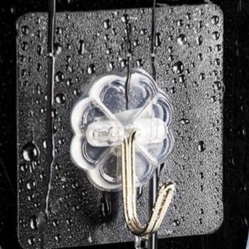 無痕掛鉤 透明強力 免打孔掛鉤 無痕透明 掛鉤 無痕掛勾 掛勾 黏貼 免釘 免釘無痕掛鉤 掛勾-細節圖2