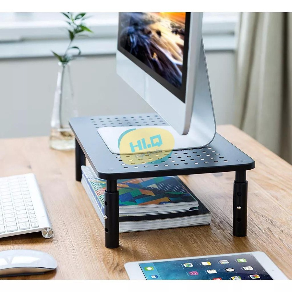 現貨 電腦架 加粗 螢幕增高架 鐵製 高度調整 螢幕架 電腦架 電腦螢幕架 筆電架 增高架 POS架 顯示器架 列表機架-細節圖8