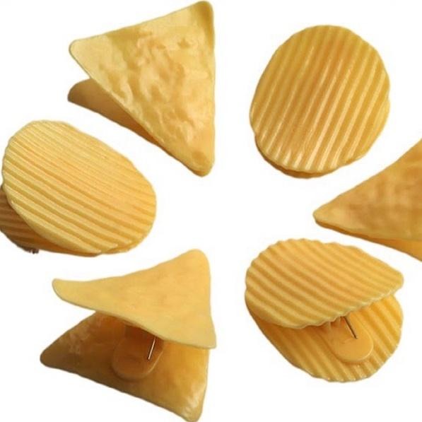 夾子 洋芋片造型 文件夾 密封夾 INS風 餅乾夾 餅乾造型夾 封口夾 夾子 塑膠夾子 辦公夾 檔案夾-細節圖2