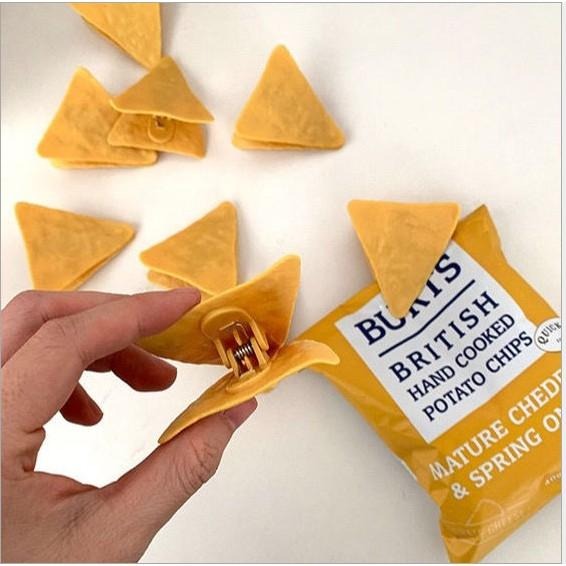 夾子 洋芋片造型 文件夾 密封夾 INS風 餅乾夾 餅乾造型夾 封口夾 夾子 塑膠夾子 辦公夾 檔案夾-細節圖7