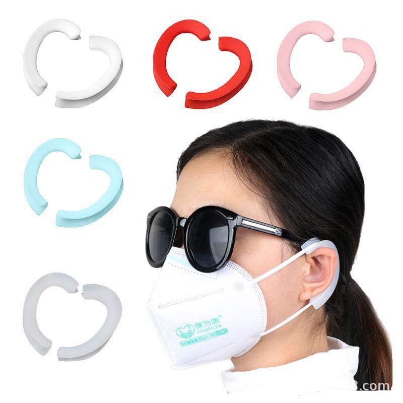 耳套 口罩耳套 口罩繩套 口罩繩護套 減壓套 防勒耳套 矽膠 無毒 耐用 口罩套-細節圖2