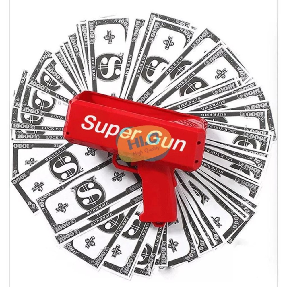 電鍍亮面 金色噴鈔槍 噴鈔槍 贈電池 結婚 慶功 尾牙 春酒 玩具鈔票槍 鈔票噴錢機 生日禮物 電動鈔票槍 鈔票槍-細節圖6