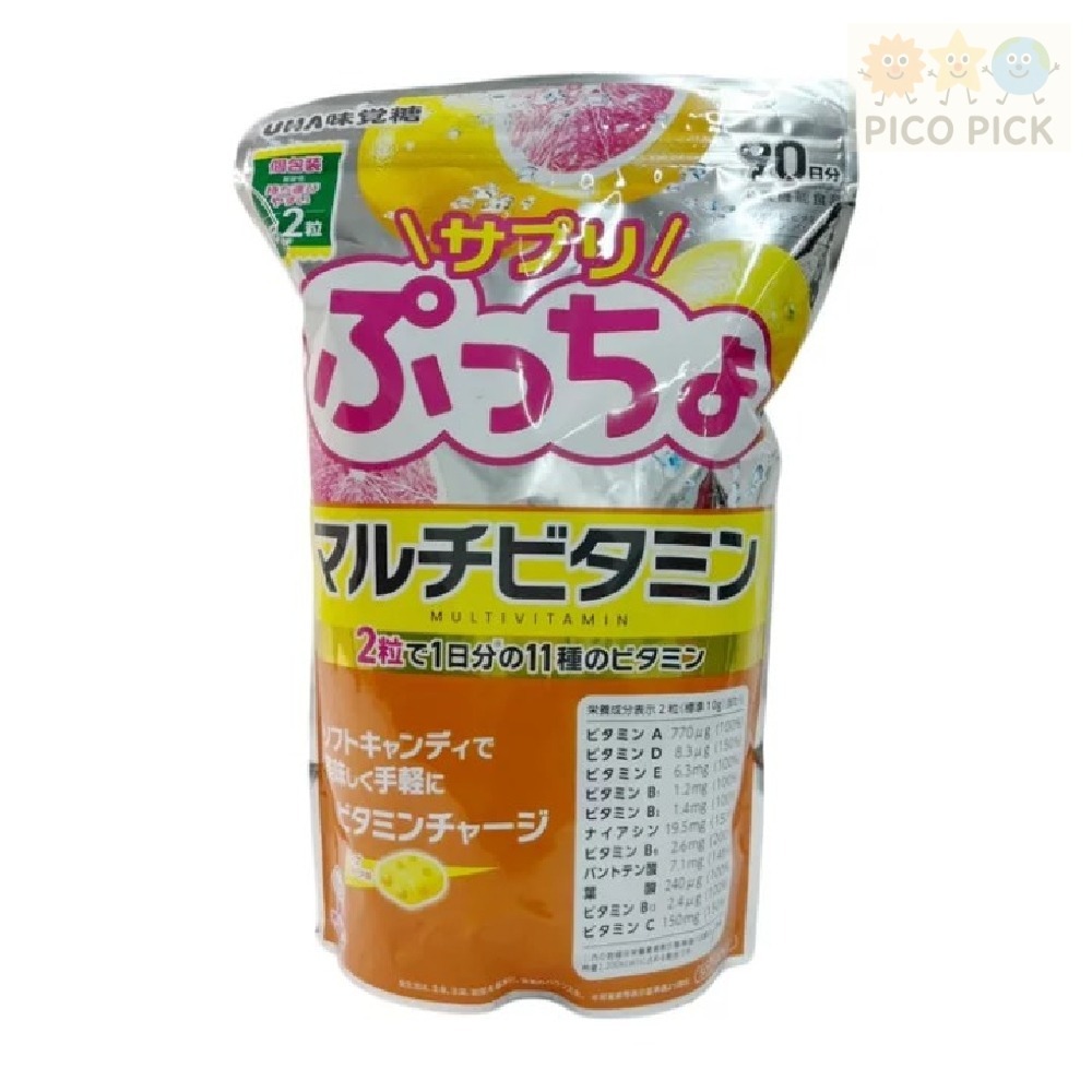 🇯🇵 日本直送｜UHA 味覺糖 綜合維他命 軟糖 90日份（葡萄柚口味）-細節圖3