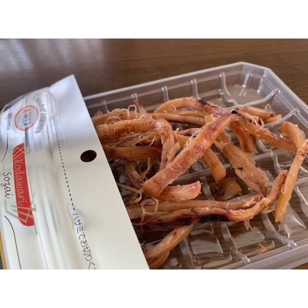 日本🇯🇵Maruesu超好吃下酒菜超棒魷魚點心組合【甘醋魷魚腳／一夜乾風魷魚鬚／櫻花木燻製魷魚絲/扇貝唇｜低卡宵夜-細節圖8