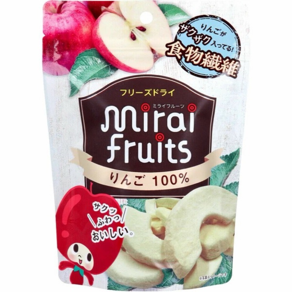 日本🇯🇵純天然Mirai Fruits 冷凍乾燥水果片🍓100%純天然無添加｜寶寶副食品＆大人零食首選-規格圖9