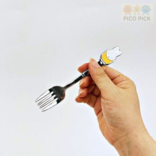 日本 日本製Miffy 米飛兔 兒童餐具 湯匙／叉子｜（三色可選）-細節圖8