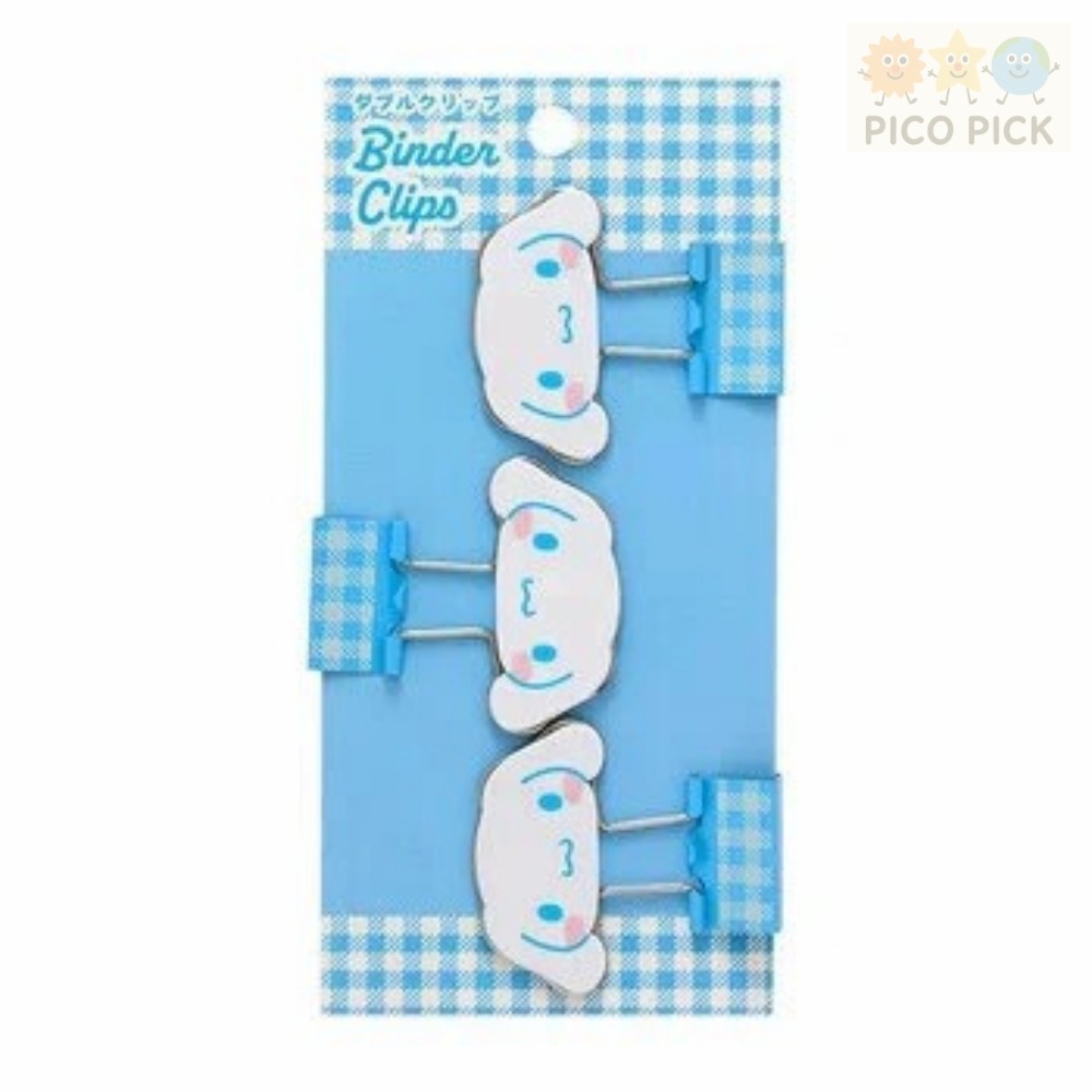 日本🇯🇵直送｜Sanrio角色造型資料夾夾子 3入組/kitty/Melody/大眼蛙多種角色可選-細節圖8