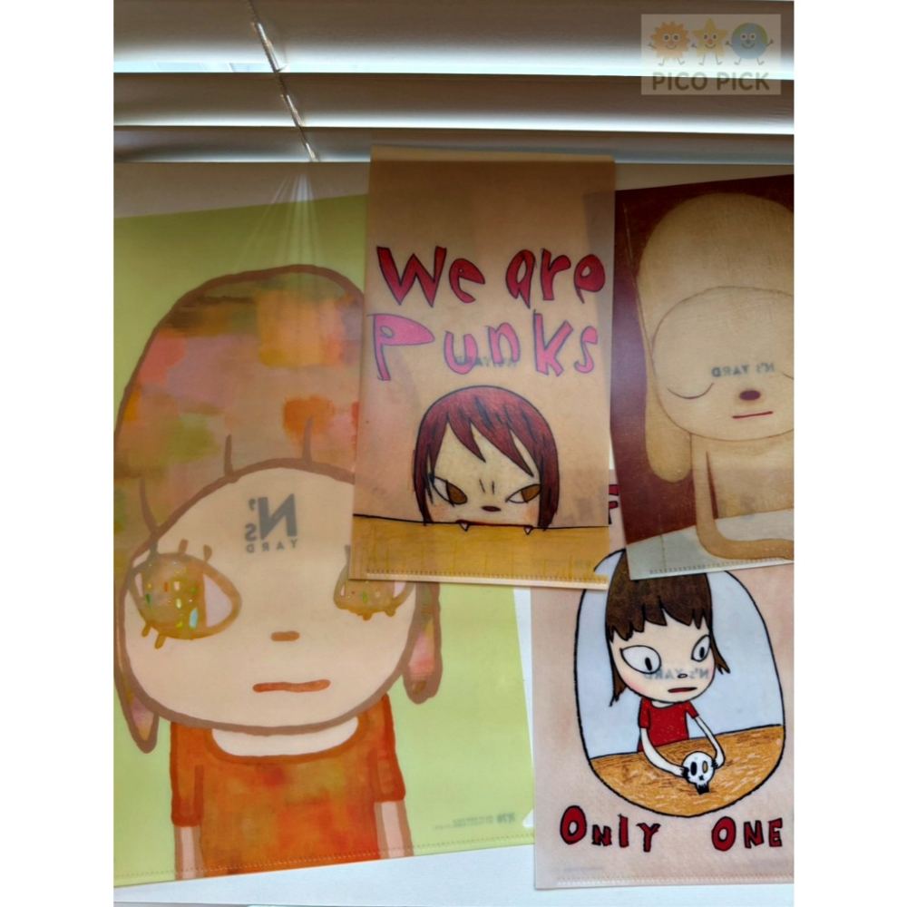 日本 奈良美智 資料夾系列｜票根夾/A6／A4｜奈良美智L型資料夾-細節圖9