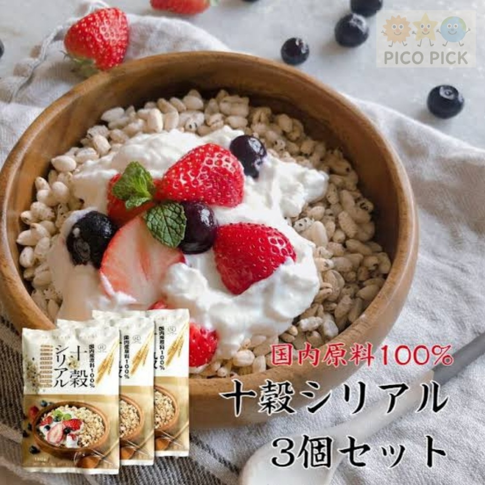 日本🇯🇵｜旭食品 一十穀穀物脆麥片 150g（十穀シリアル）無添加化學成分（效期2026/4）-細節圖3