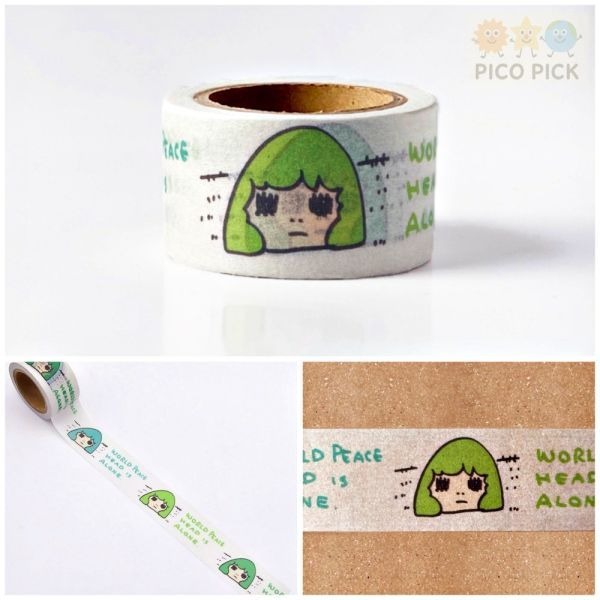 日本🇯🇵正版奈良美智 WASHI TAPE 和紙膠帶｜紙膠帶｜裝飾膠帶｜奈良美智紙膠帶-規格圖7