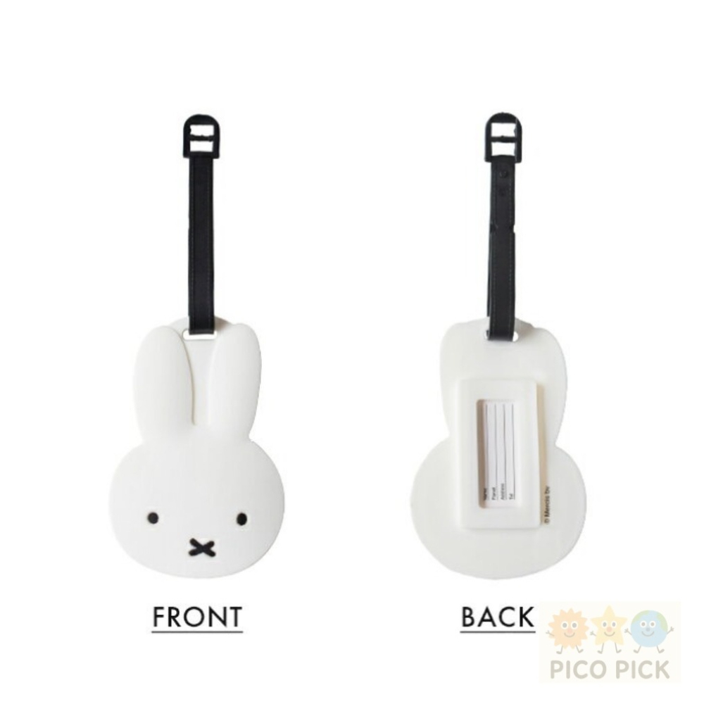 日本直送🇯🇵｜Miffy 米飛兔行李吊牌【黑白兩色可選】米飛兔旅行配件-細節圖4