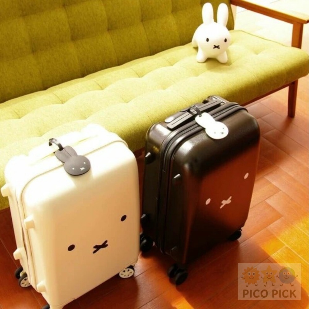 日本直送🇯🇵｜Miffy 米飛兔行李吊牌【黑白兩色可選】米飛兔旅行配件-細節圖5