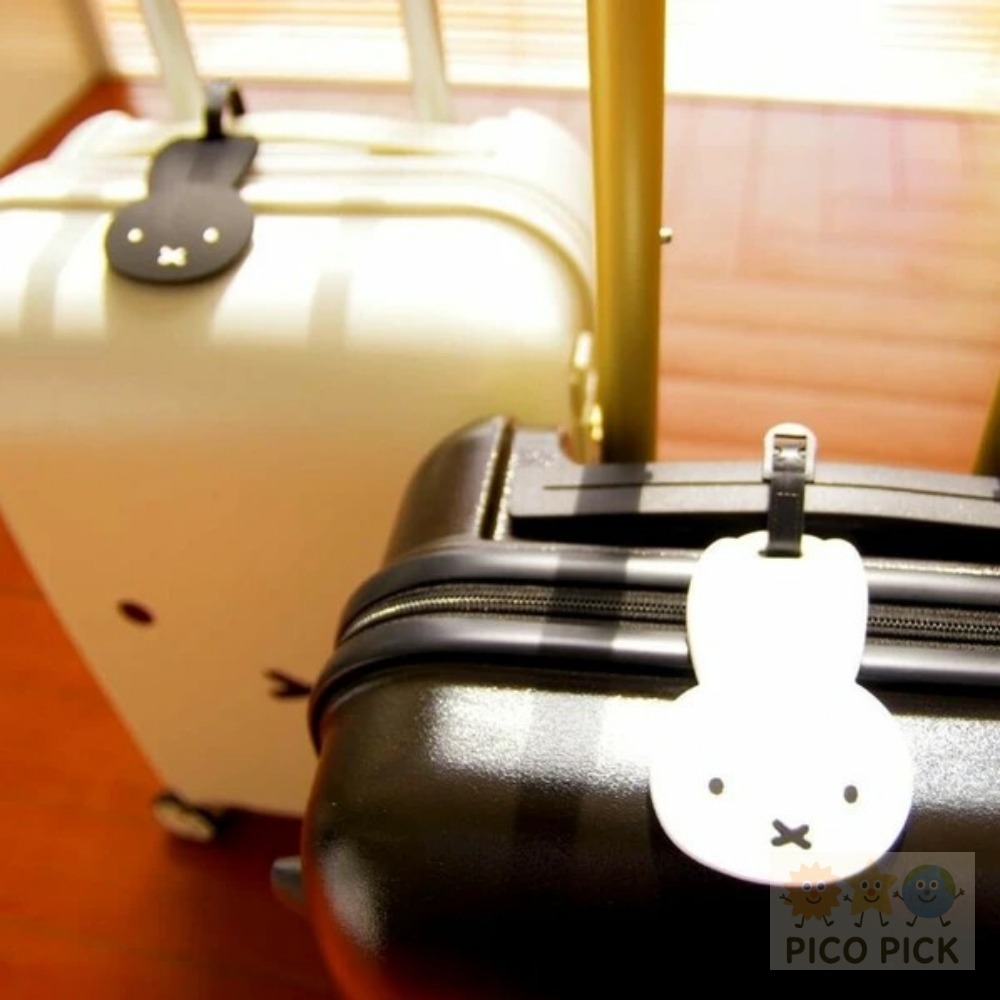 日本直送🇯🇵｜Miffy 米飛兔行李吊牌【黑白兩色可選】米飛兔旅行配件-細節圖7