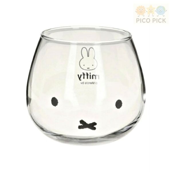 日本 米飛兔Miffy × Boris × Grunna 玻璃水杯｜320ml｜日本製-規格圖5