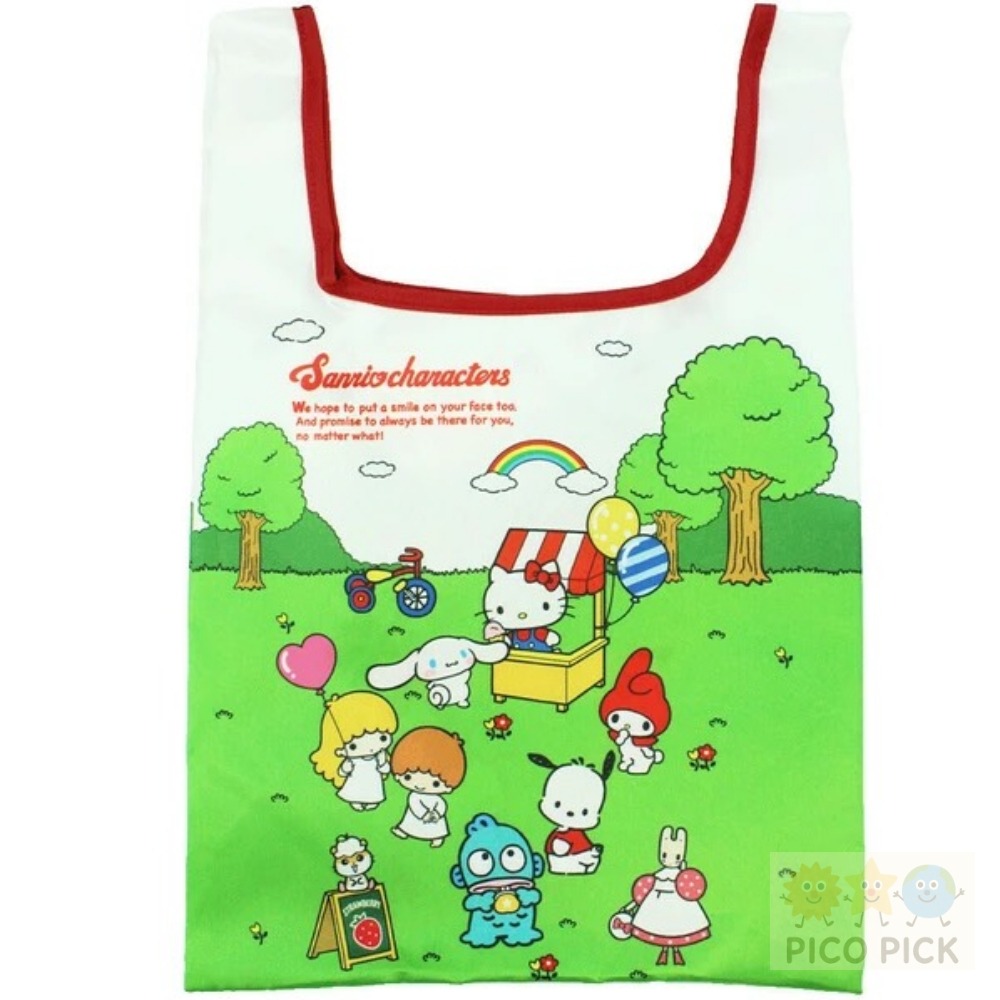 Hello Kitty 復刻版設計迷你環保袋（附收納袋） 1+1組合-細節圖6