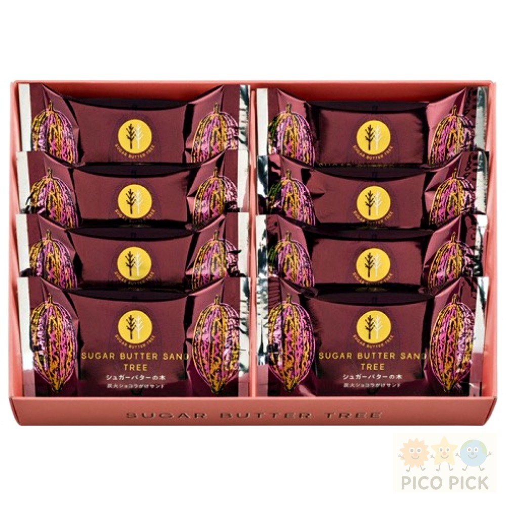 日本🇯🇵 SUGAR BUTTER SAND TREE 炭火巧克力夾心餅乾（冬季限定）-細節圖2