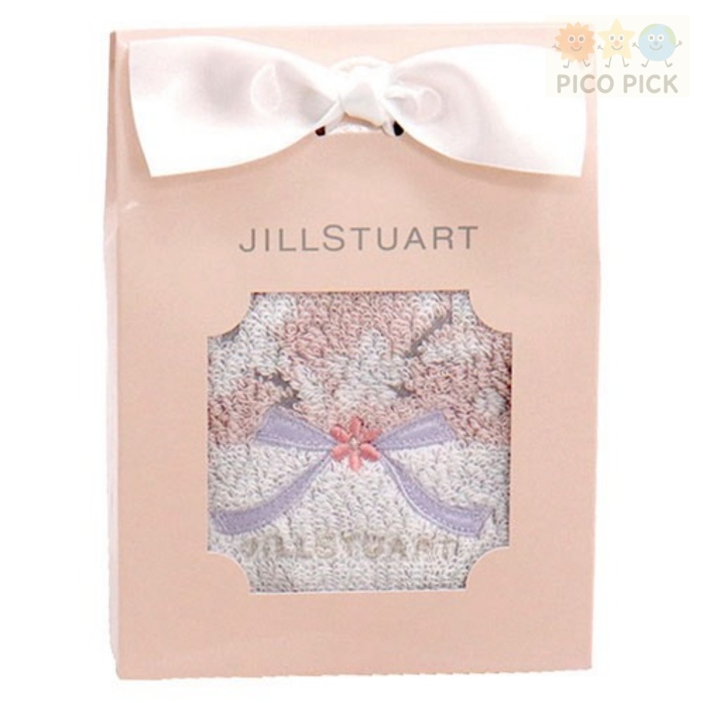 日本🇯🇵 【JILL STUART】甜美刺繡迷你毛巾禮盒（25×25cm/4款）-細節圖2