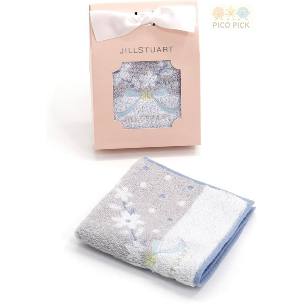 日本🇯🇵 【JILL STUART】甜美刺繡迷你毛巾禮盒（25×25cm/4款）-細節圖5