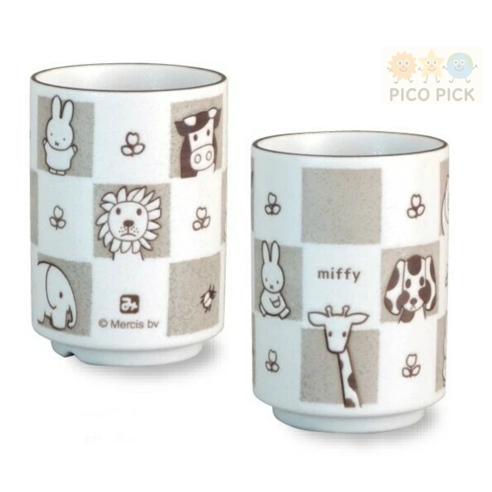 日本🇯🇵 日本製正版Miffy 米飛兔 日式陶瓷茶杯/抹茶杯（共4款）-細節圖3