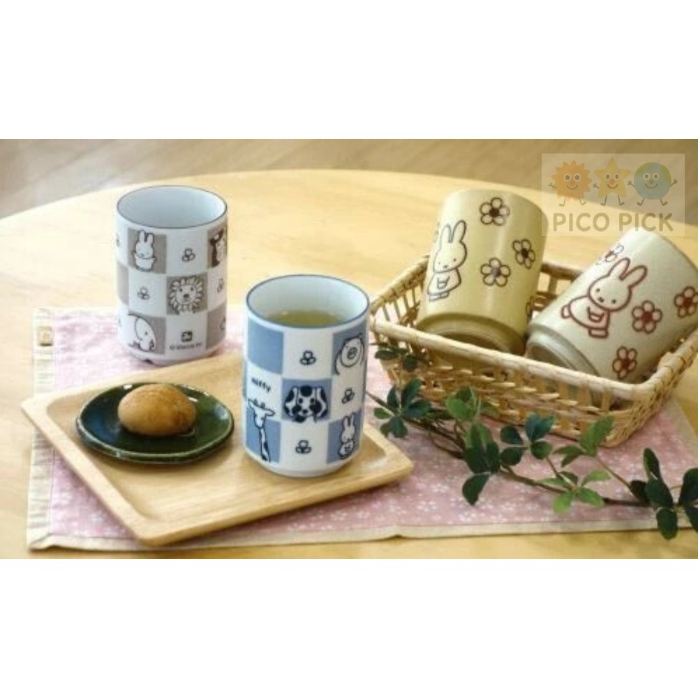日本🇯🇵 日本製正版Miffy 米飛兔 日式陶瓷茶杯/抹茶杯（共4款）-規格圖4