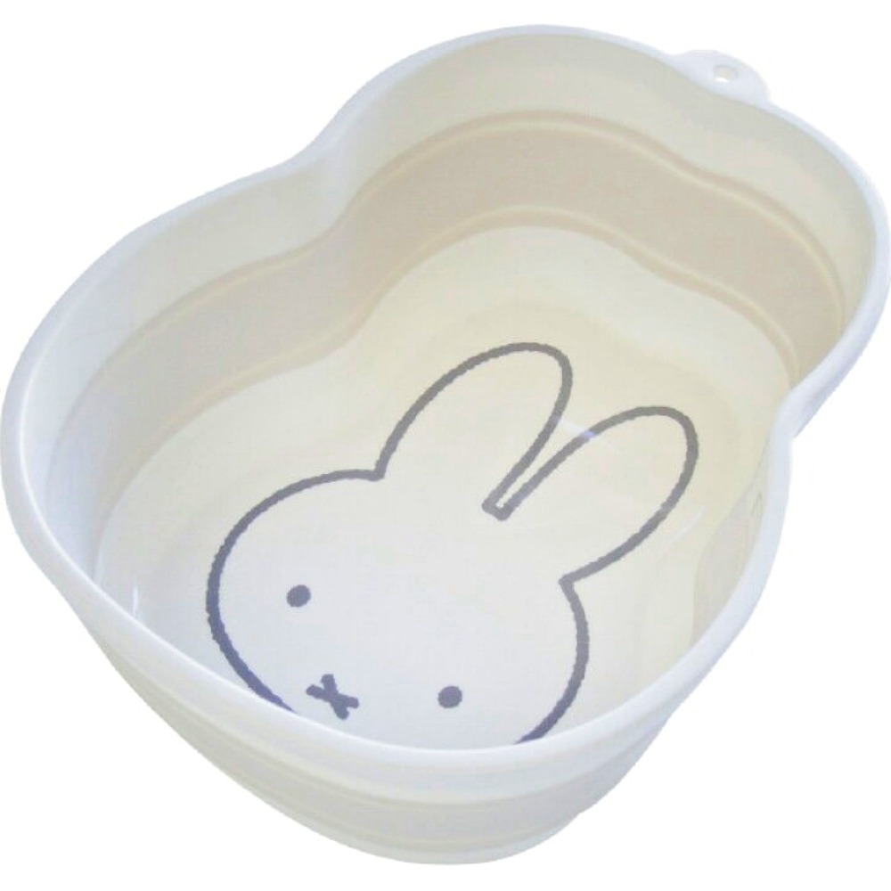 日本正版🇯🇵 Miffy 米飛兔 折疊收納洗衣桶｜多功能5L洗桶｜折疊收納籃｜手洗籃-細節圖5