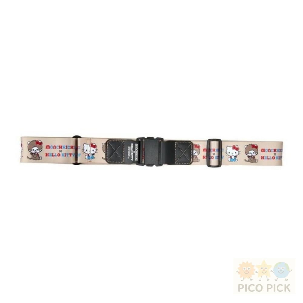 【日本🇯🇵直送】日本正版 monchichi  ×HELLO KITTY 夢幻聯名行李箱束帶-細節圖2