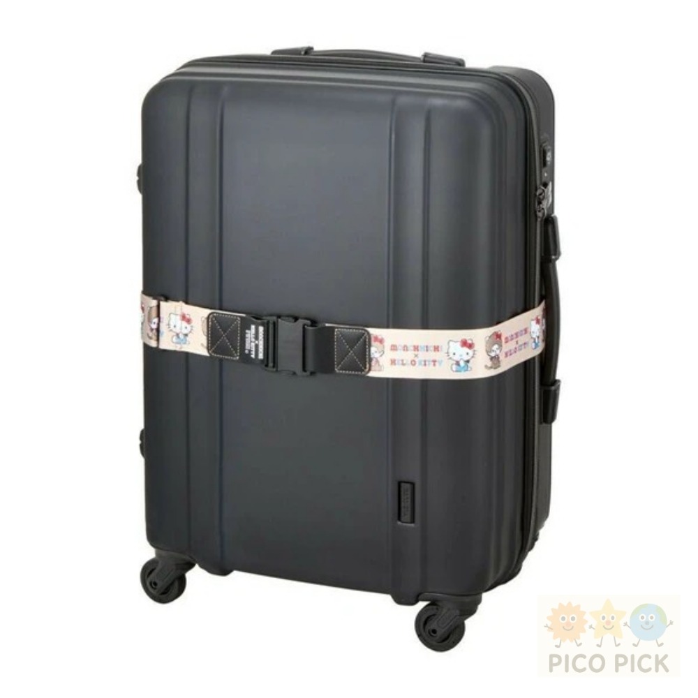 【日本🇯🇵直送】日本正版 monchichi  ×HELLO KITTY 夢幻聯名行李箱束帶-細節圖3