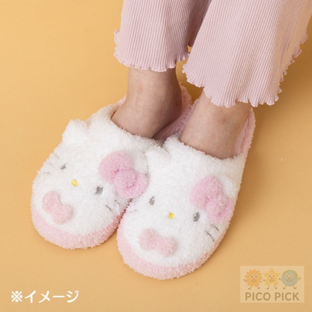 日本🇯🇵正版Sanrio 角色造型室內拖鞋／大人用Hello Kitty/大耳狗/Melody/布丁狗-細節圖8