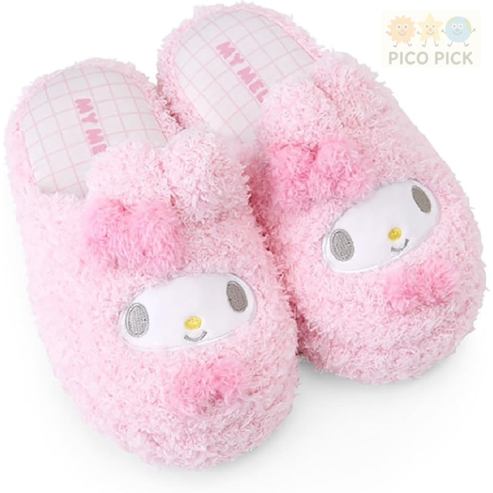 日本🇯🇵正版Sanrio 角色造型室內拖鞋／大人用Hello Kitty/大耳狗/Melody/布丁狗-細節圖11