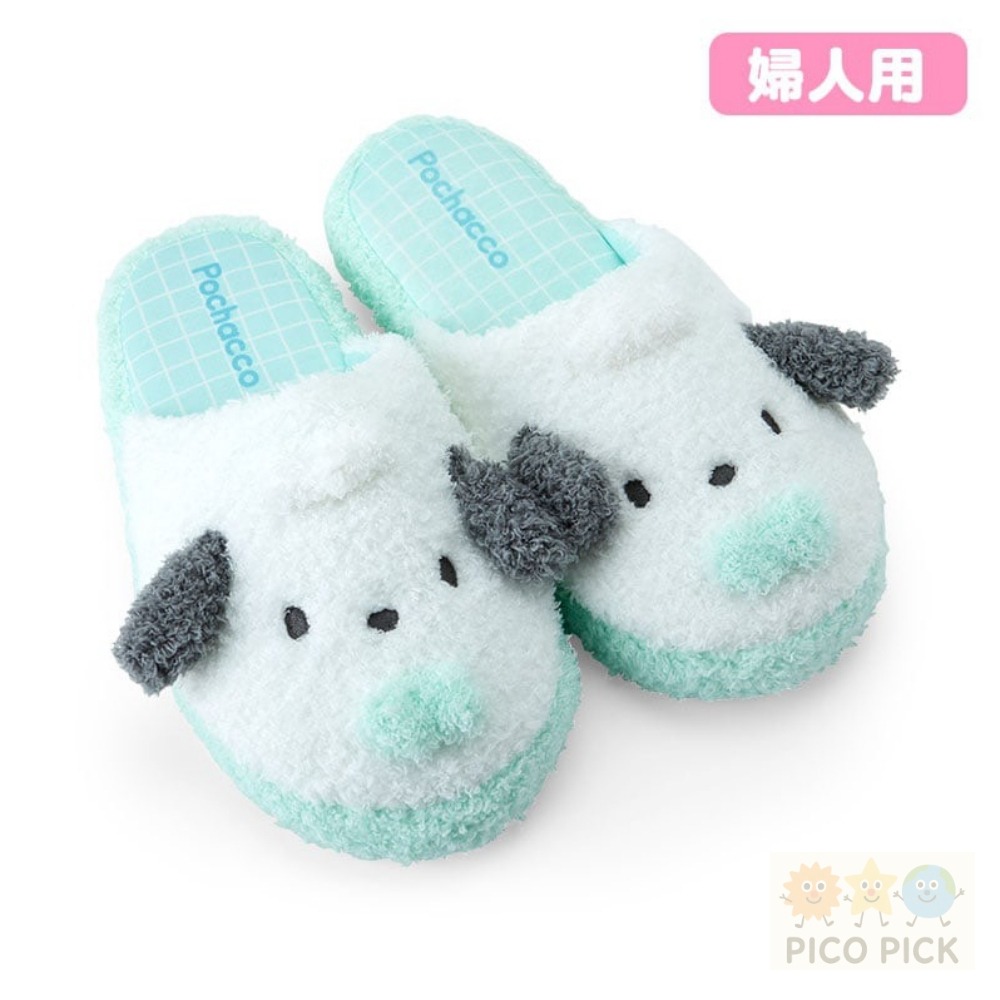 日本🇯🇵正版Sanrio 角色造型室內拖鞋／大人用Hello Kitty/大耳狗/Melody/布丁狗-規格圖11