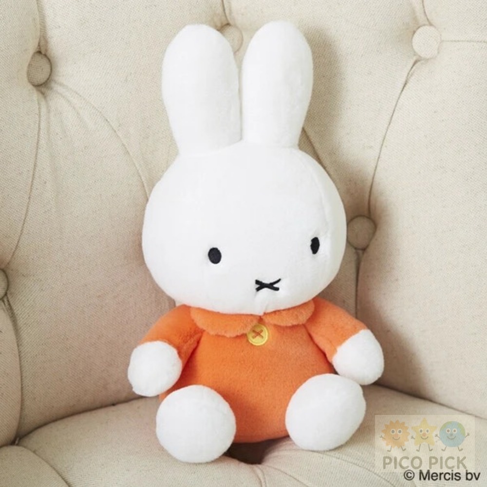 日本🇯🇵直送｜米菲兔 Miffy 經典造型坐姿絨毛娃娃（橘色衣）-規格圖8