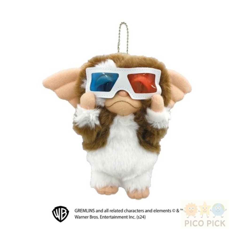 🇯🇵 日本直送｜Gremlins 小魔怪 小精靈Gizmo 絨毛吊飾【2款可選：3D眼鏡／一般款】吊飾-規格圖3