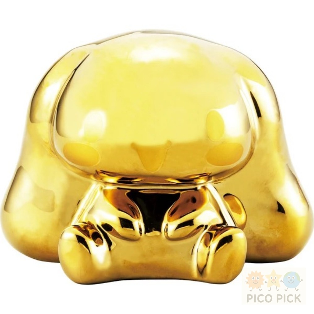 日本直送｜金色Sanrio陶瓷存錢筒【三款可選】Hello Kitty／美樂蒂／大耳狗-規格圖4