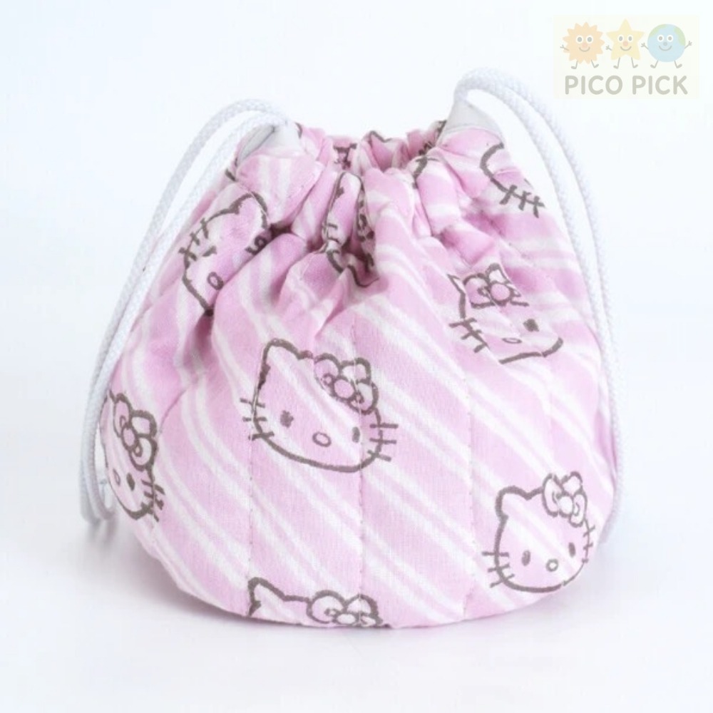 日本🇯🇵【Hello Kitty × MAYGLOBE】手工刺繡束口袋-細節圖3