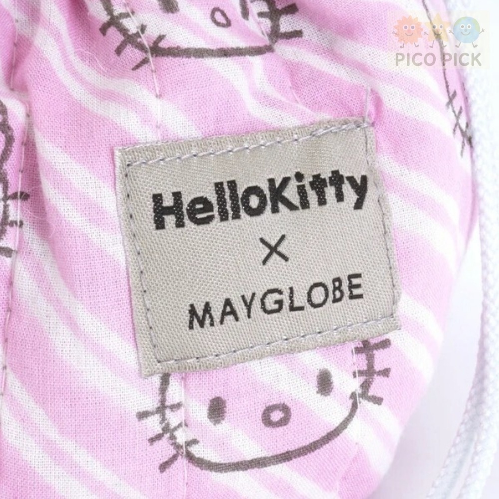 日本🇯🇵【Hello Kitty × MAYGLOBE】手工刺繡束口袋-細節圖7