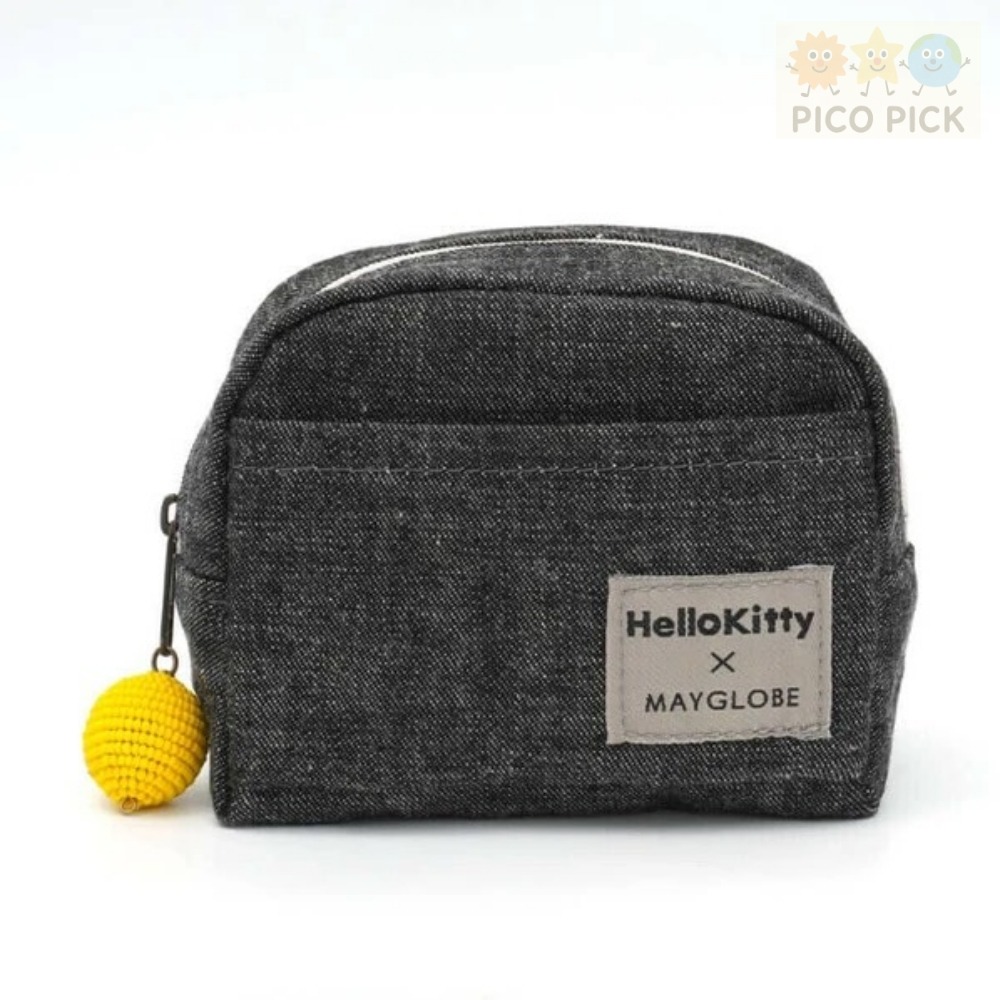日本🇯🇵直送｜Hello Kitty × MAYGLOBE 品牌聯名手工刺繡包款（收納包／化妝包）-細節圖5