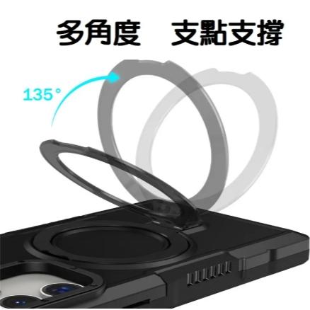 隱藏式支架手機殼 支架殼 軍規手機殼 磁吸殼 適用 Samsung 三星 A16 A36 A56 S24FE-細節圖3