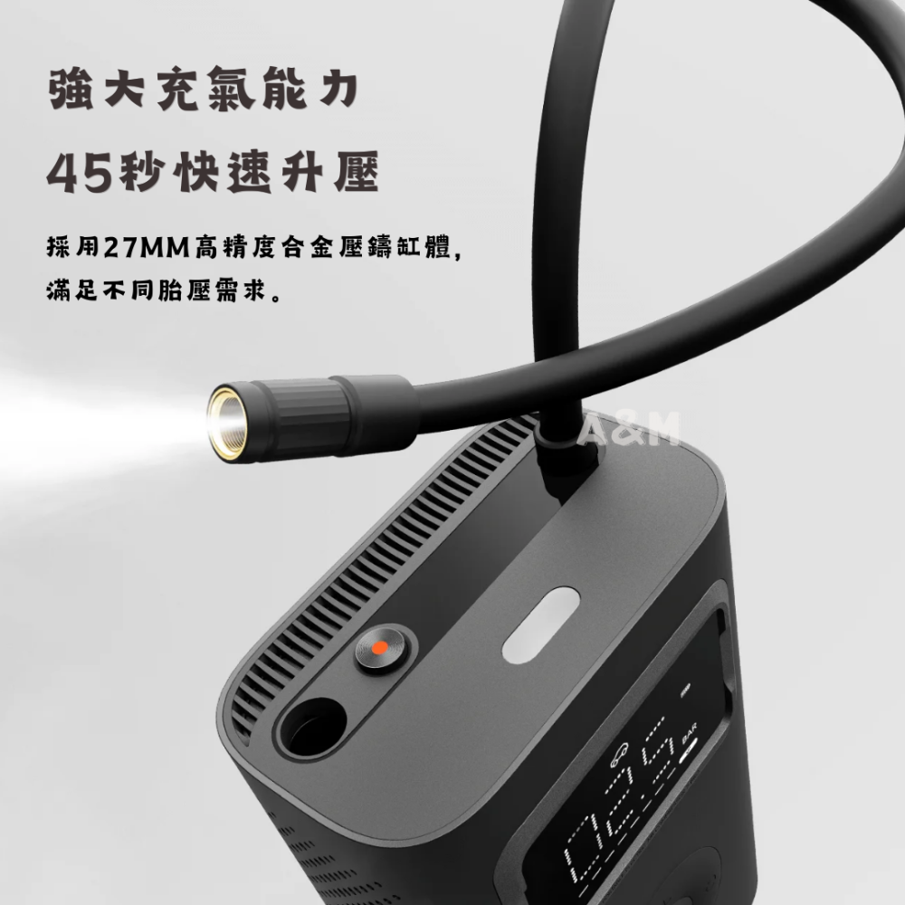 XIAOMI 電動打氣機 2PRO 2025最新款 第四代小米打氣機 米家打氣機 自動打氣機 汽車打氣機-細節圖2